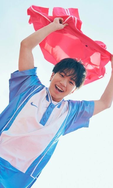 ラブコメアニメオタクの中学生、KOSUKE。好きなタイプは、大人っぽいけど無邪気な面もある人。「『五等分の花嫁』の推しキャラ、四葉みたいな。明るいんですけど、実は周りをよく見ていて大人な感じで」