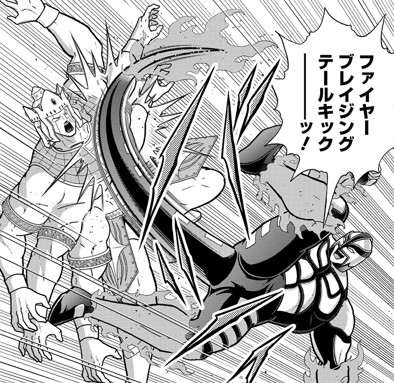 ファイヤーブレイジングテールキック