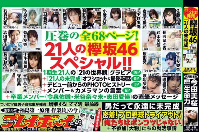 週刊プレイボーイ2018NO.19•20 Yahoo!オークション - 週刊プレイボーイ 2018年 no.19・20 今田