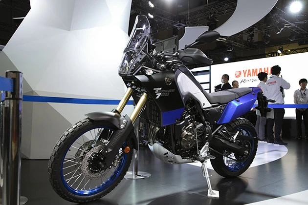 ＹＡＭＡＨＡ　Ｔｅｎｅｒｅ７００　軽量ボディに６８９ｃｃ水冷並列２気筒エンジンを搭載したアドベンチャーツアラー。耐久性や整備性も抜群