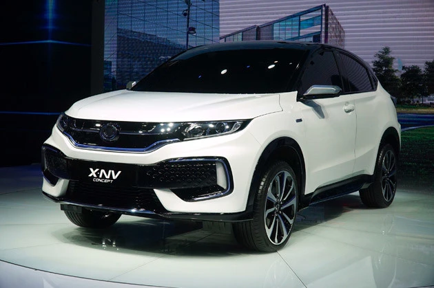 ホンダ EV「X-NV CONCEPT」 中国市場に初めて投入する量産型EVの試作モデル。ベース車はヴェゼルだ