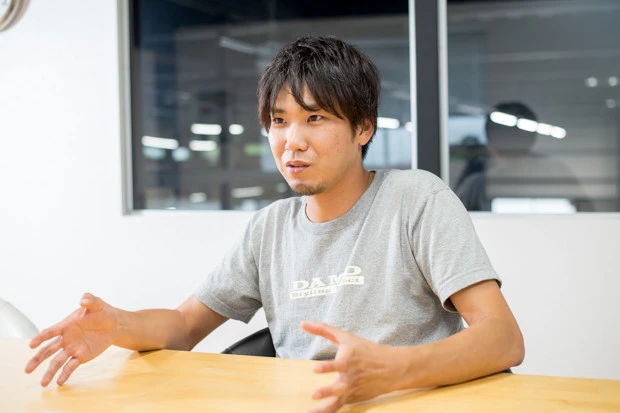 ドレスアップパーツメーカーのダムドの代表取締役・面高翔五さん