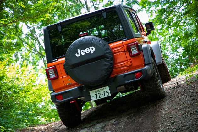 強力な4WDシステムや前後デフロックなどを駆使すれば、どんな悪路でも走破できそうな気になる