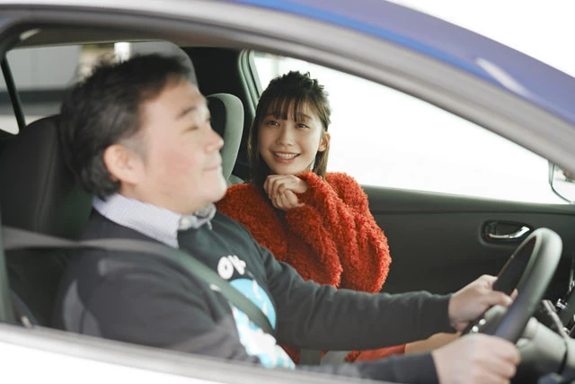 EVならではの加速に優香ちゃんも惹かれた!?