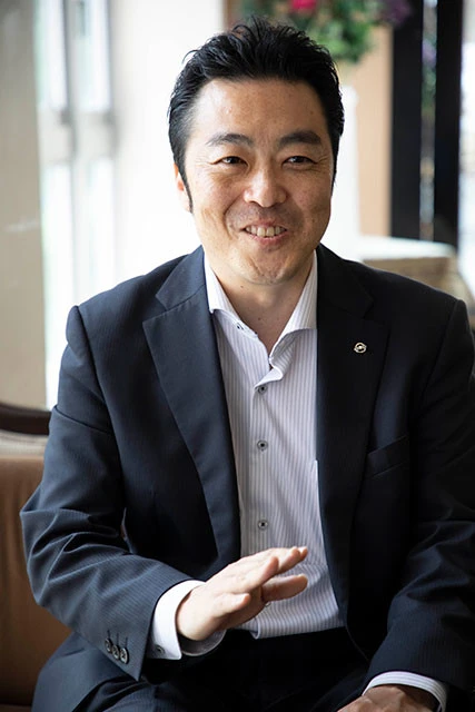 日産自動車 Infiniti製品開発本部 第一プロジェクト統括グループ主担・伊藤博文氏。プロパイロット2.0を搭載した新型スカイラインの開発を取りまとめた