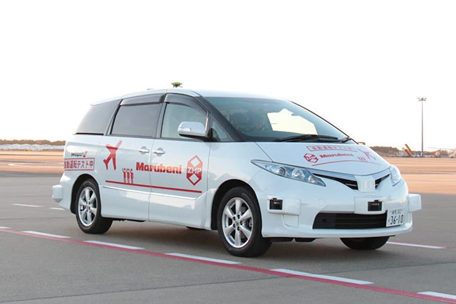 昨年１２月に成田空港で鴻池運輸と自動運転レベル４の実証実験を行なったＺＭＰ。今年中にレベル４の実用化を目指している