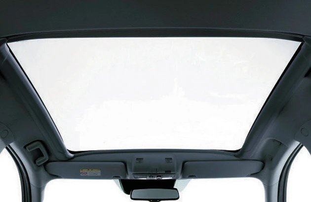 パノラマガラスルーフ オプション価格:12万1000円(Gグレードのみ)