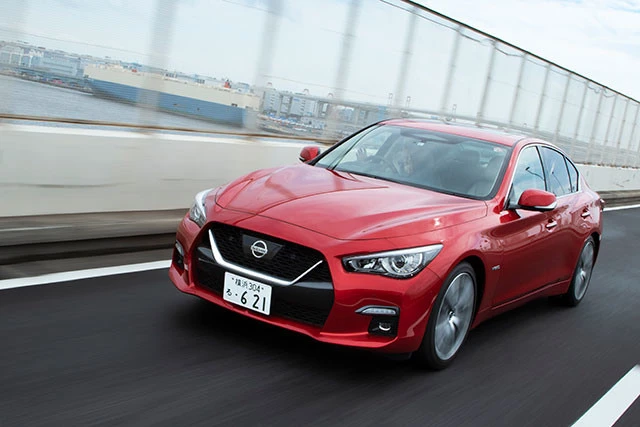 日産は昨年９月の大改良でスカイラインに手放し運転を実現するプロパイロット２.０を搭載。大きな話題に