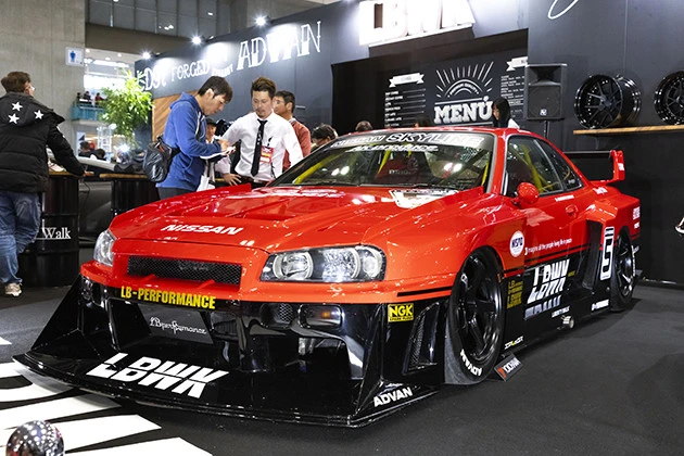【第5位】リバティーウォーク LB-ER34 スーパーシルエット スカイライン R34をシルエットフォーミュラ風に仕立てたコンプリートカー。なぜかL型エンジンを積む。余談だが、実際に販売予定だとか!