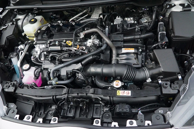 エンジンはすべて直列3気筒。1L、1.5L、1.5Lハイブリッドの3種類