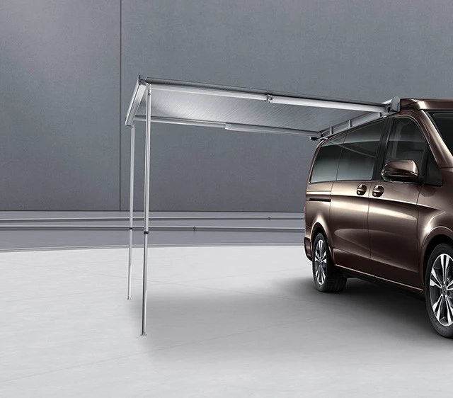 オートキャンプのときに大活躍のサイドオーニング