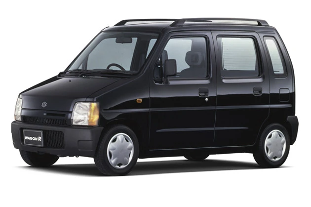 当初は「ジップ」という車名が内定していたが、修氏のカンピューターは反応せず、最終的に「ワゴンR」が選ばれた。写真は初代