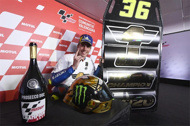 スズキ史上10人目の世界チャンピオンは、23歳のスペイン人ライダー、ジョアン・ミルだ