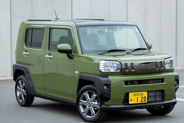 ダイハツ「タフト」2020年6月発売、価格...135万3000~173万2500円、目標値引き額...5万円、お買い得グレード...G、2020年6~9月の平均販売5880台。36年ぶりに復活したダイハツ伝説のクロカン名「タフト」。エンジンは自然吸気とターボを用意する
