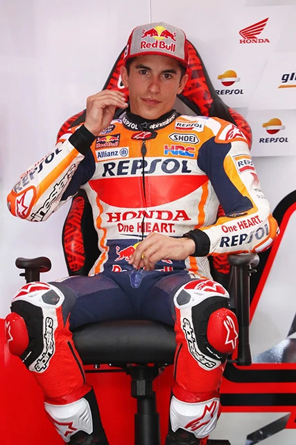 玉田、中野両氏に「常識外」「異次元」と言わせる走りを見せる王者マルク・マルケス。４月半ばのレースで９カ月ぶりにケガから復帰した。（写真／竹内秀信）