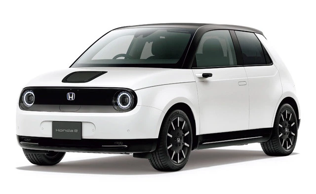 昨年１０月に発売されたＥＶ「ホンダｅ」。一充電当たりの航続距離を最小限に抑えたシティコミューター
