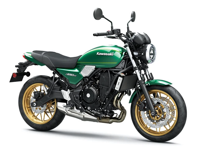 カワサキ Z650RS 価格:未定 発売:2022年春 並列2気筒エンジンをスチール製トレリスフレームに搭載する。ちなみに気になるお値段だが、青木氏の予想は「97万5000円!!」とのこと