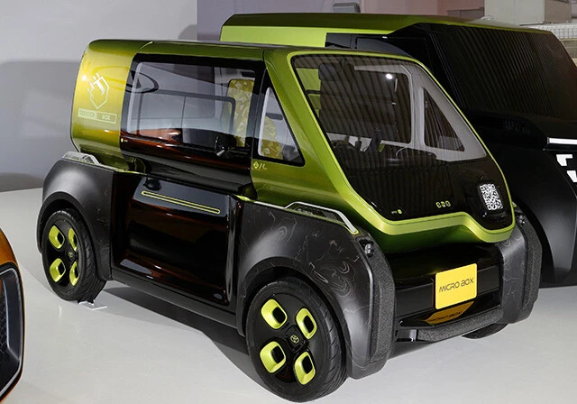 マイクロボックス。お披露目された１６台の中で唯一、黄色ナンバーだったマイクロボックス