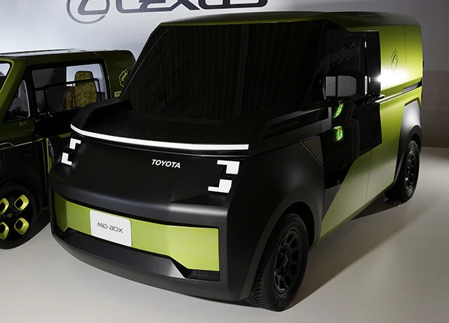 ミッドボックス。商用ＥＶの提案ということだったが、フツーに乗ってもカッケーはず