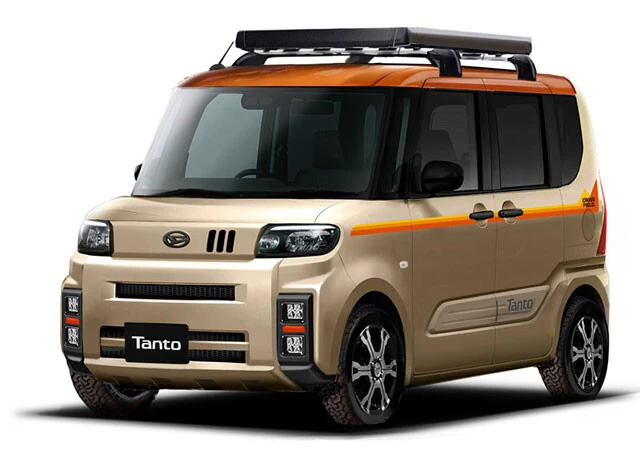 2020年に開催された東京オートロサーンに出典された「ダイハツ・タント CROSS FIELD Ver.」。タント ファンクロスの元ネタ
