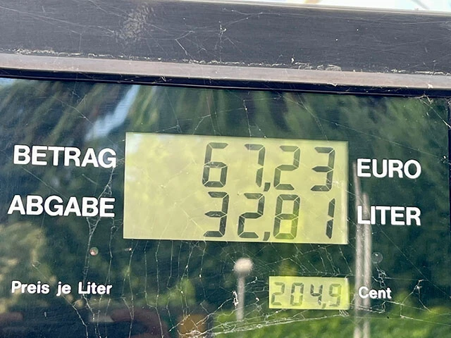 ドイツではウクライナ危機以降、ガソリン価格が急上昇！　すでに１Ｌ当たり２ユーロ超が当たり前になっている