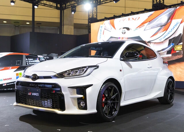 GRヤリス 発売:2020年9月 価格:265万~456万円 エンジンは1.6リットルの直3ターボ。最高出力は272PSで、最大トルクは370Nm。GRヤリスのみ使用燃料はハイオクガソリンとなる
