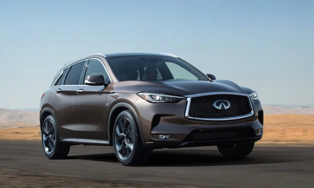 インフィニティ QX50 コンパクトクロスオーバーSUV。現行モデルは2代目。VCターボは最高出力268馬力を誇る