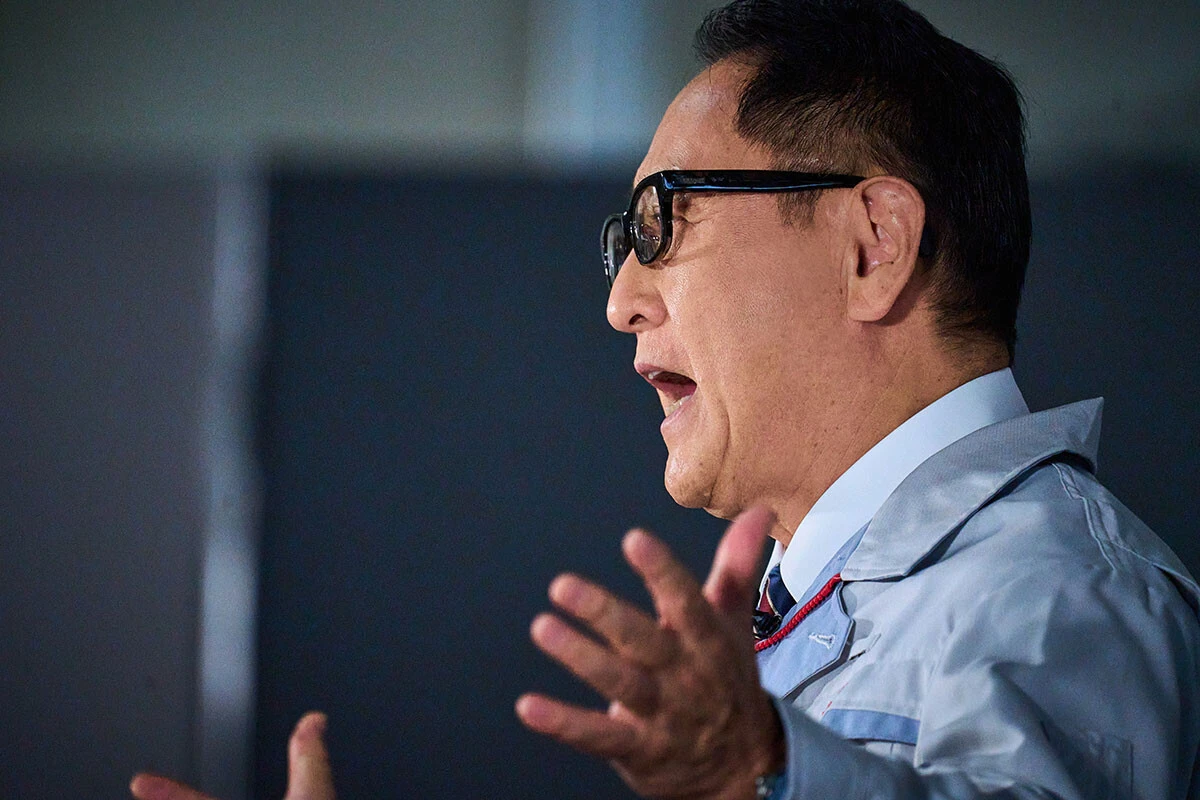 センチュリー総決起集会に登壇したトヨタの豊田章男会長