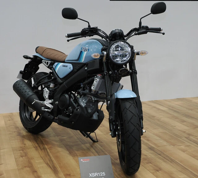 【第5位】ヤマハ XSR125 価格未定 ヤマハによると、「XSR125はあくまでプロトタイプです」。ぜひともこのまま市販化してほしい。ちなみに発売は年内中とのこと