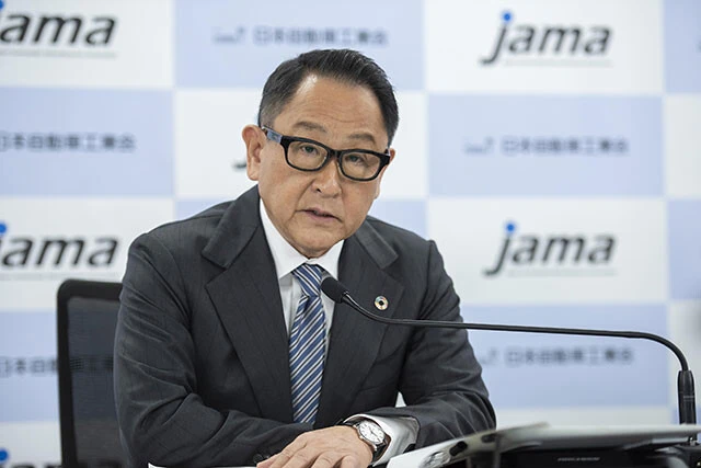 自工会の会長職の辞任を表明していたが、慰留され、続投を決めた豊田会長。長年の日本の脱炭素への取り組みなどを国際社会に訴える