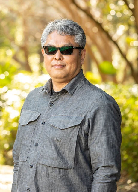 試乗して解説してくれた竹花寿実氏