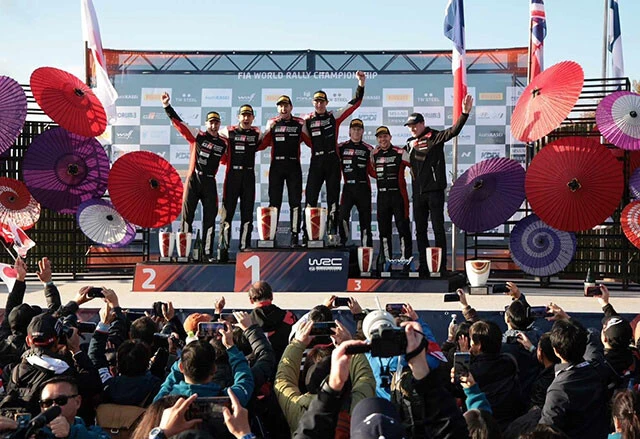 トヨタのエルフィン・エバンスが総合優勝で今季3勝目。ちなみに3位までトヨタ勢が独占!!