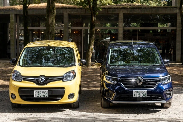 先代カングーとパチリ