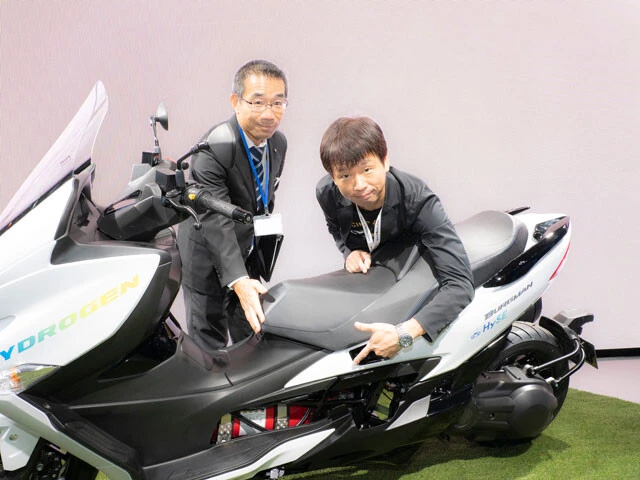 6位　スズキ 水素エンジンバーグマン