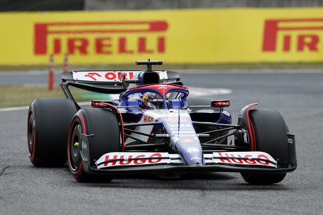 SF参戦中の岩佐選手が、RBのマシンで日本GPのフリー走行1回目に出走