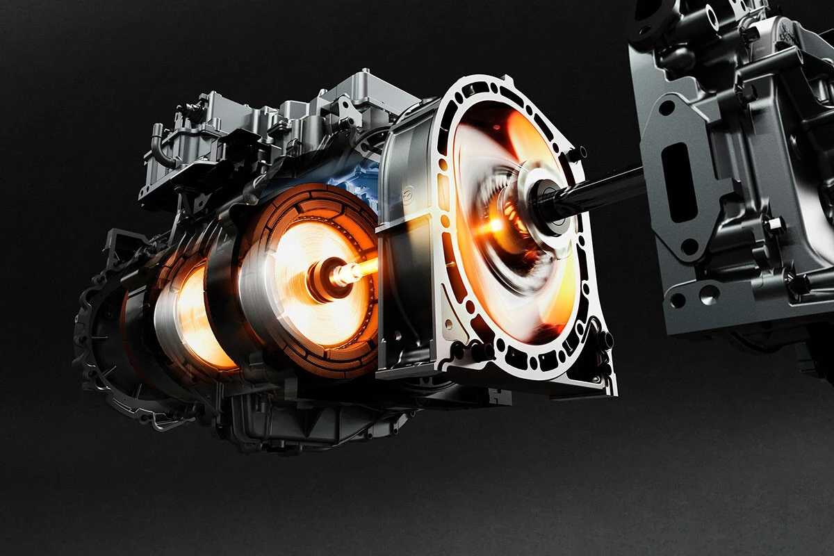 MX-30ロータリーEVのパワーユニットとなる1ローターエンジン「8C型」。発電機として昨秋に大復活