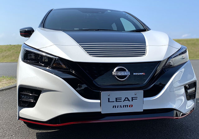 約50ヵ国で販売し、世界累計65万台超を誇る日産リーフ。写真は走りにこだわったリーフニスモ。価格は464万2000円