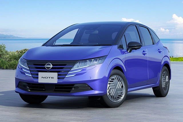 日産「ノート」価格：229万9000～269万600円、値引き目標：15万円、リセール：B。昨年12月にマイチェンを受け、今年1月26日より発売。今回の改良ではフロントデザインを大胆に一新。機能や使い勝手を磨いた