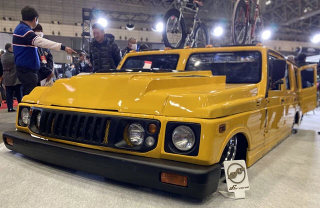 第10位　NATS（日本自動車大学校）「ジムニーJ1」米の軍用車ハマーH1にインスパイアされたという本作。スズキのジムニーとエスクードを融合させ、圧巻の最低地上高を実現した