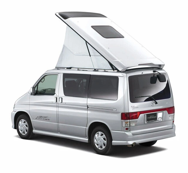 オートフリートップの開閉は電動なのでラクチン