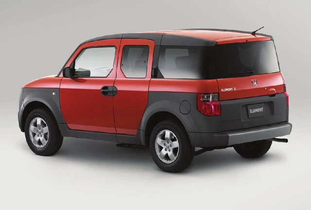 「サイコロ感」を感じるエレメントのリアビュー