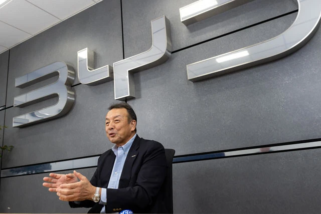 8位　中国BYDが「長澤まさみCM」で日本市場に進撃開始。写真はBYDオートジャパンの東福寺厚樹社長