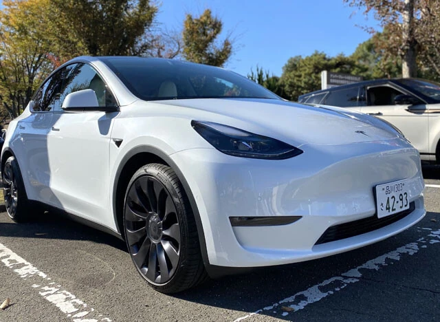 米EV大手テスラの戦略車モデルY。昨年の世界新車販売で120万台を売り1位に輝いた