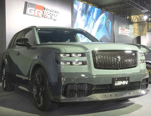 第2位　トヨタ「センチュリー GRMN」強烈な顔面を持つ新型センチュリーGRMNは、まさに漢の頂点カー。現時点では価格やスペックなどの公式アナウンスは一切ない