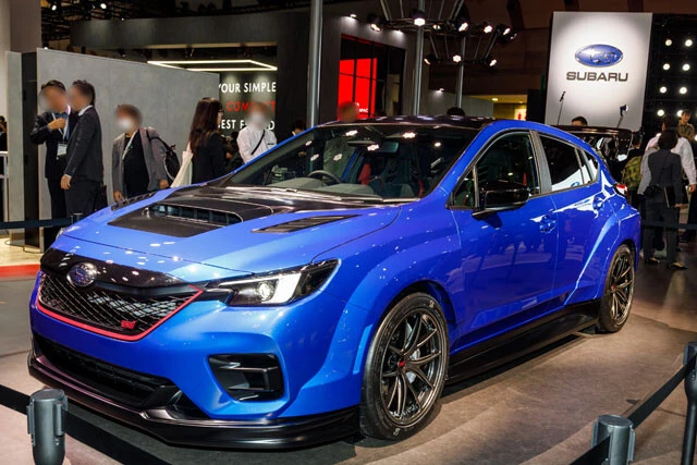 スバル パフォーマンスB STIコンセプト　現行スバルで最もハイパフォーマンスなFA24ターボ、WRX STI譲りの6速MT、さらにAWD（全輪駆動）をギガ盛り