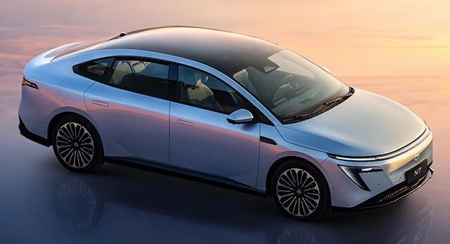 大苦戦していた中国市場で売れに売れているEVセダンのN7。中国市場のニーズを的確にとらえた一台に仕上がっているという