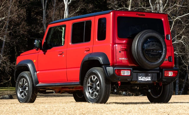 ジムニーシリーズ伝統のラダーフレームは、ジムニーノマド用に新しく造ったという