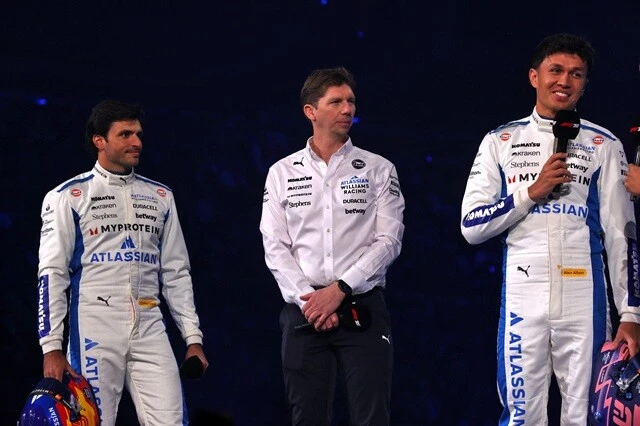 プレシーズンテストで安定した速さを披露したウイリアムズ。新加入のサインツ(写真左)とアルボン(同右)ともに新型マシンに好感触を得ており、サプライズを起こすかもしれない!?