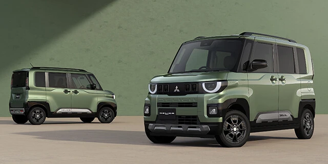 「三菱 デリカミニ」SUV風味マシマシでスマッシュヒットした三菱のデリカミニ。フルモデルチェンジした2代目が今秋発売予定!!