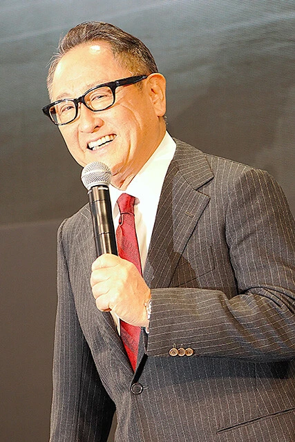 豊田章男会長。トヨタの利益だけでなく、日本のものづくり全体の未来を見据えている